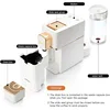 Cutesun Espresso Machine for Coffee Capsules Compatible with Nespresso OriginalLine Machine, Espresso Maker, White 5