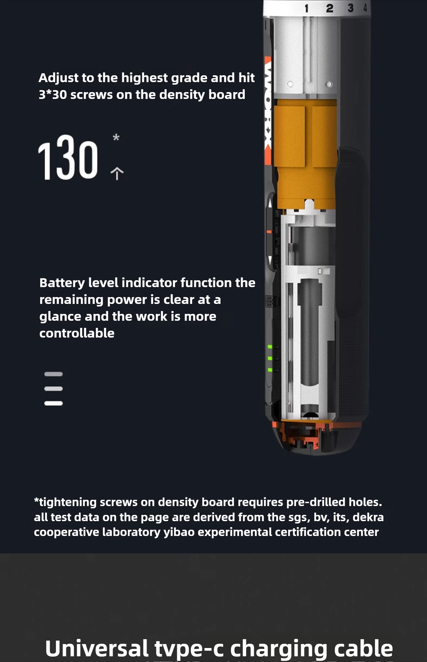 Șurubelniță electrică fără fir WORX 4V