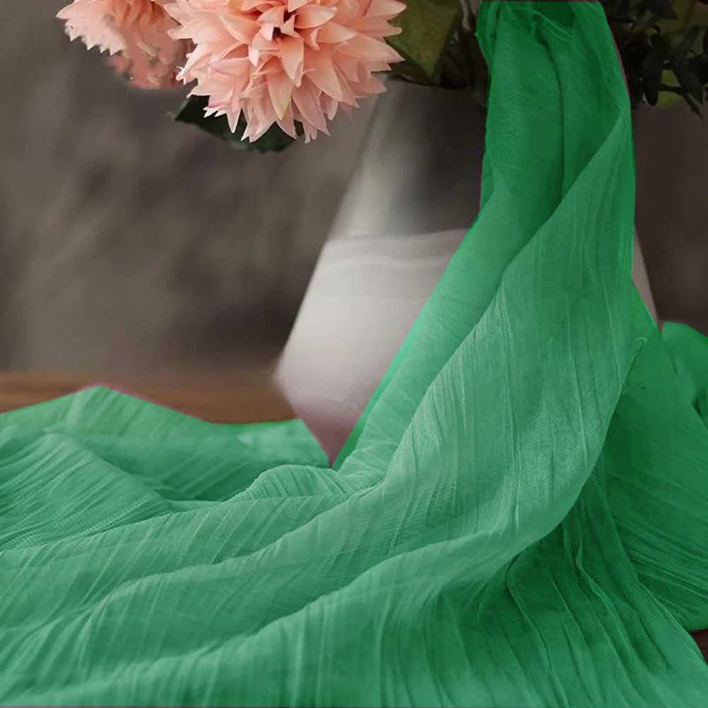 

Solid color cheesecloth table flag tablecloth Boho background pendant fabric
