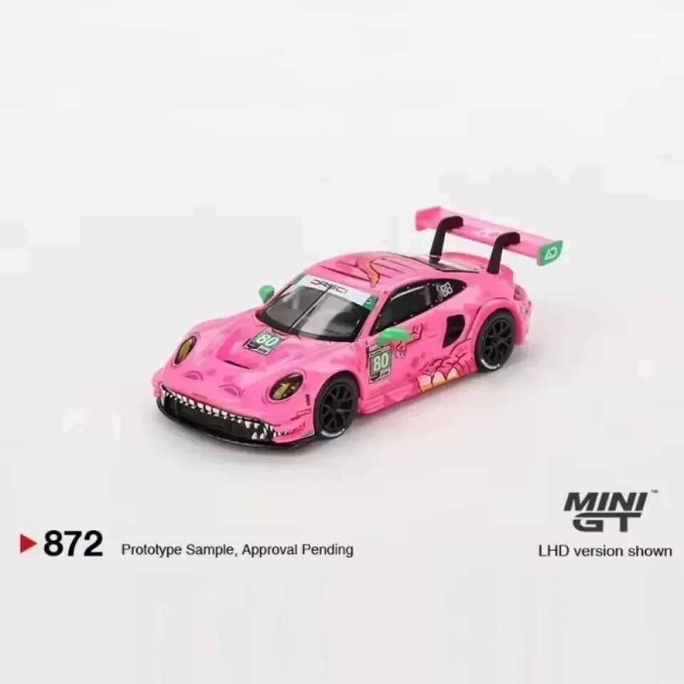 MiniGT　ミニカー　ポルシェ 911 GT3 R Rexy & Roxy MINIGT 1:64 Porsche 911 GT3 R Roxy Pink AO Racing 2023 Lamborghini