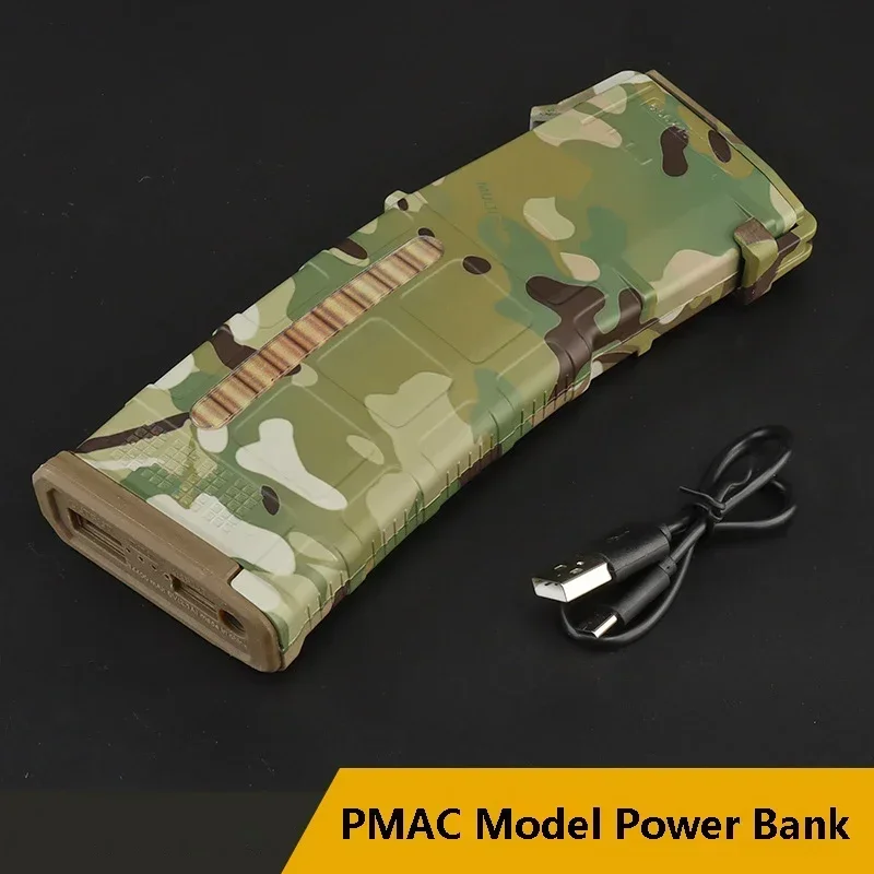 

PMAC Style 1:1 Magazine Type Replaceable Battery Charger Shell C-line Without Battery Tactical Mobile Power Supply
