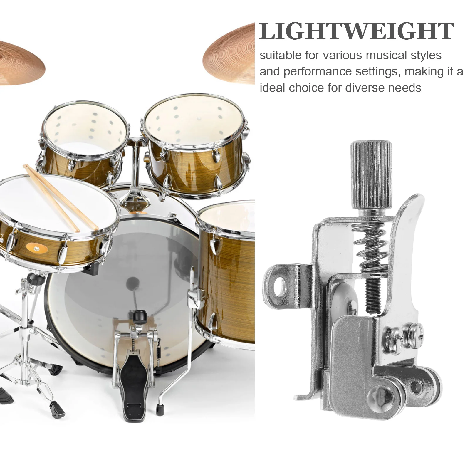 Drum Kit Accessories Percussion Mounts Marching Tuning Tool Dampeners Snare Carrier Metal