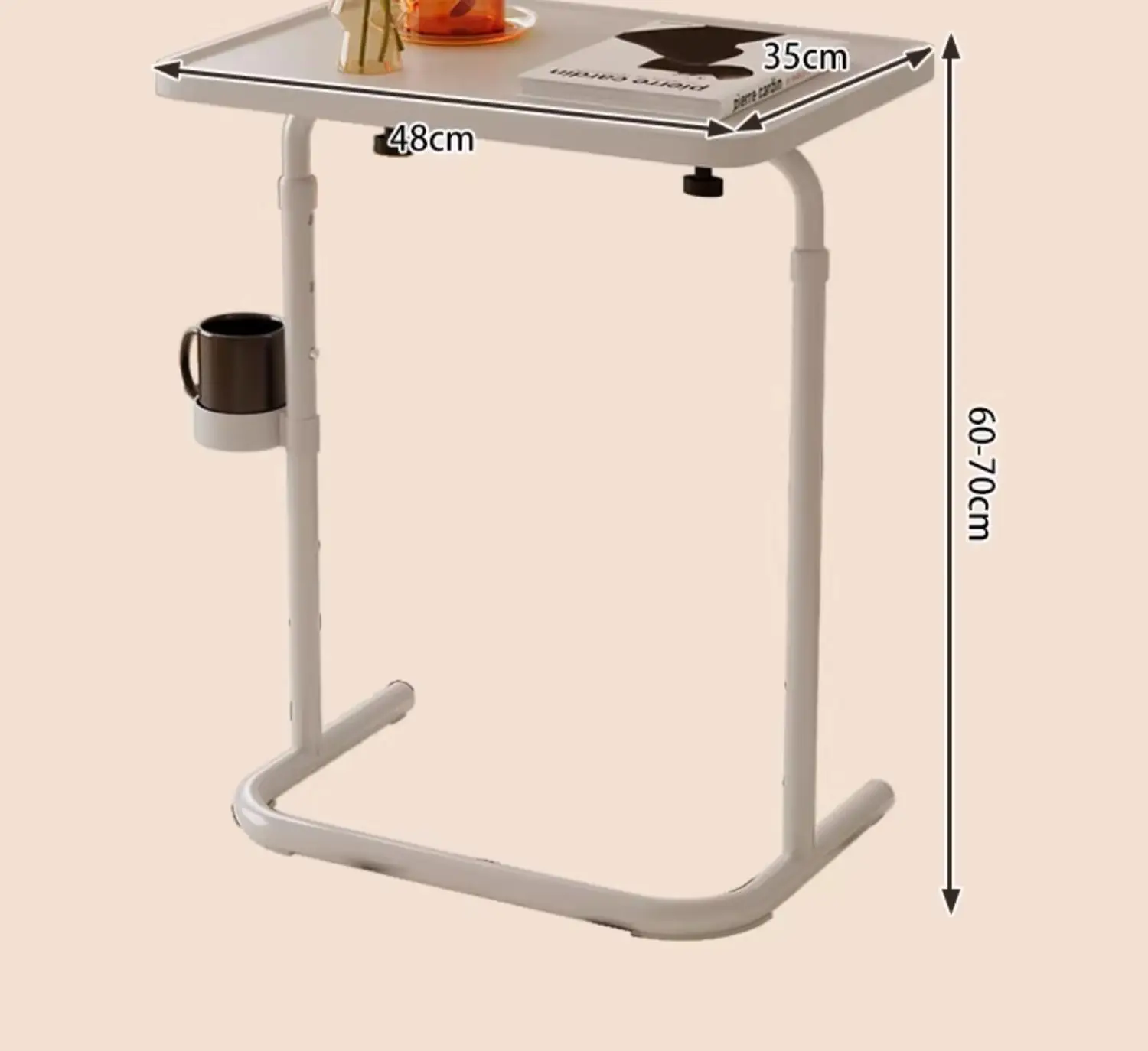 Wheel Lift Bedroom Bed Lazy Computer Desk Living Room Sofa Folding Side Table Computer Gaming Desk Mesa Gamer Motion 컴퓨터책상