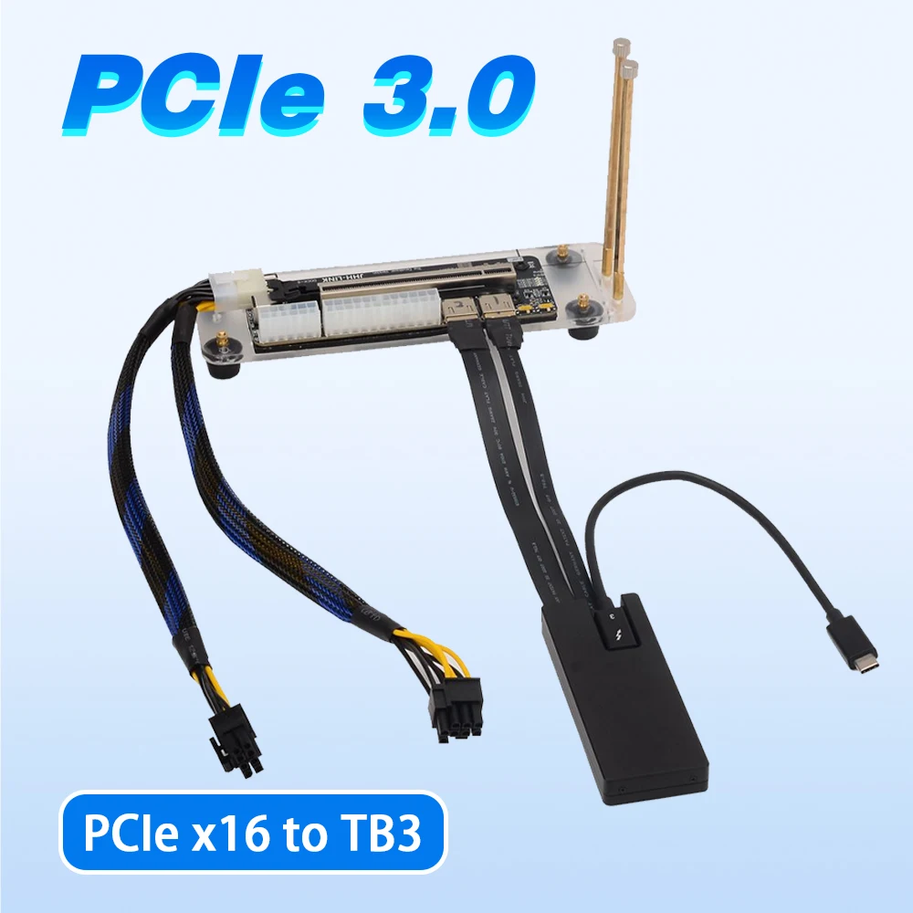 R43Sg-Tb3 Pcie X16 Pci-E X16 A Tb3 Cavo Di Prolunga Cavi Pci-Express Adattatore Egpu Staffa Di Supporto Per Scheda Grafica Esterna Per Pc