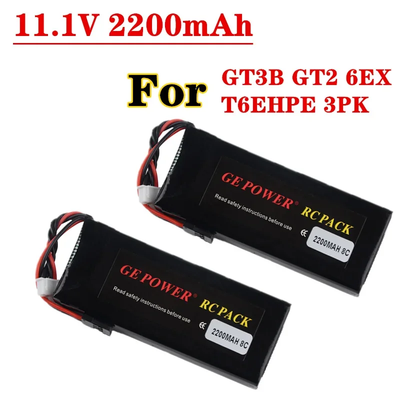 6,6 V 2200 mAh LiPo-Akku für Futaba 14SG 18SZ 16SZ T8J RC Sender