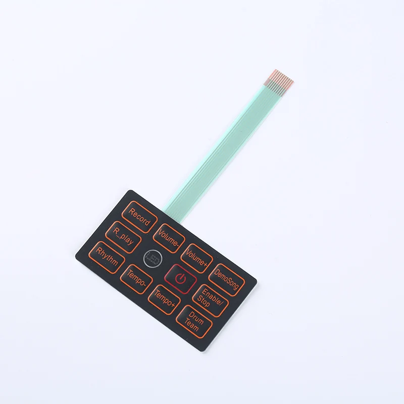 High Quality Good Price Keypad Button Material Metal Pet Membrane Switch Keyboard