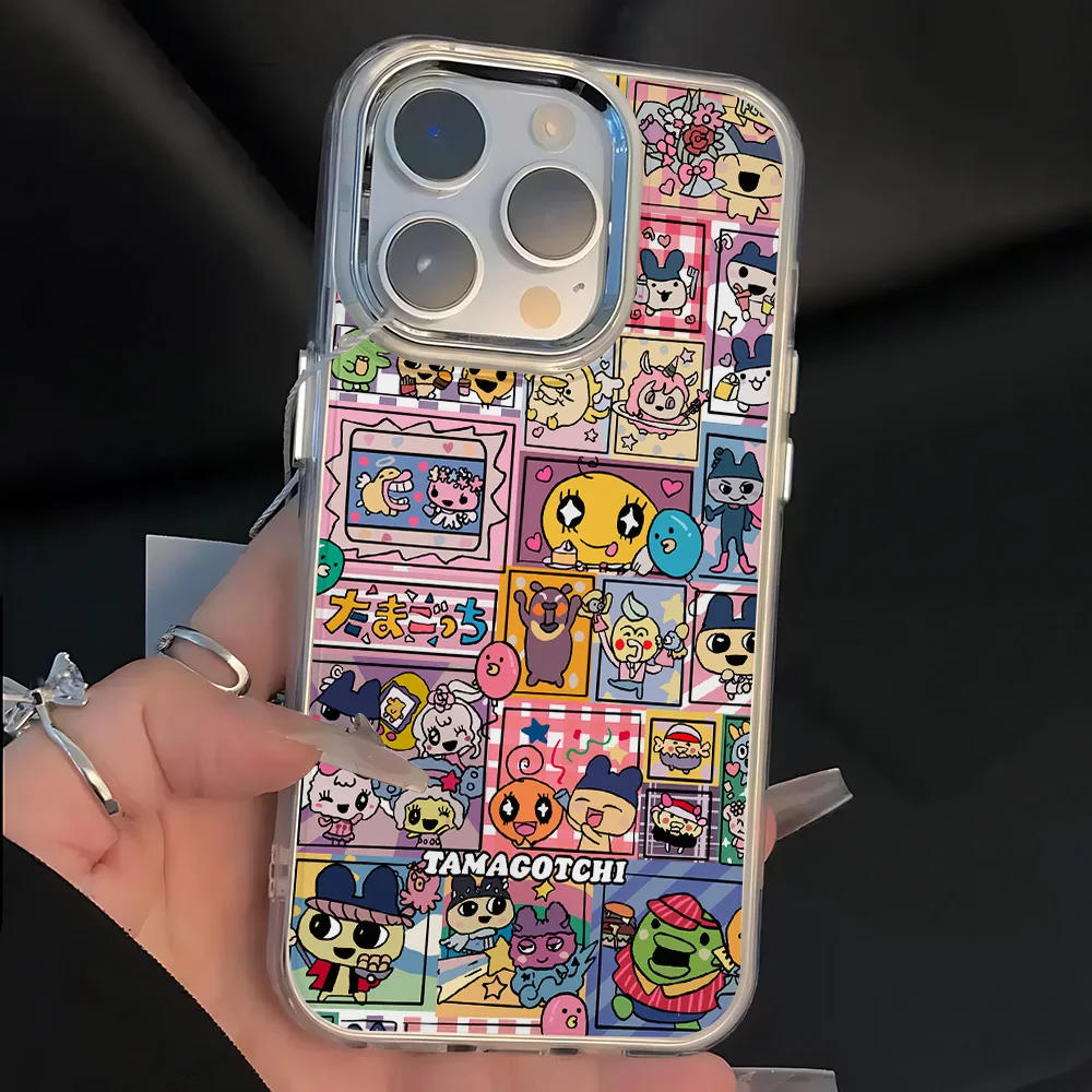 Cute Cartoon Role Tamagotchi Dog Transparent Soft Silicone Phone Case
