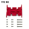 Chassis Gearbox Mount Transmission Holder Skid Plate Metal For Axial Scx10 Upgrade Parts Rc Crawler Car Accessories 1/10 Scale 4