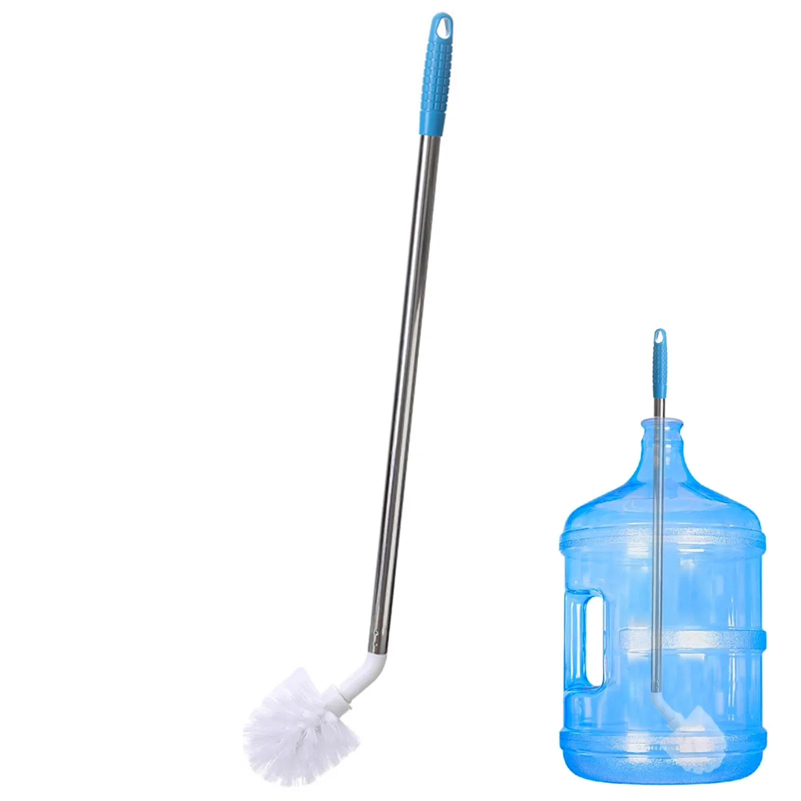 

Long Bottle Brush Bottle Cleaner Brush Nylon Bristles Stainless Steel Handle Bendable Brush Head Bottle Cleaning Brushes