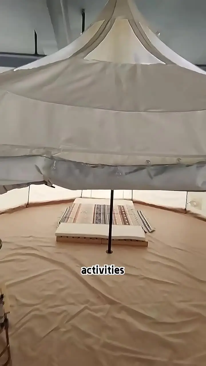 3M Роскошный Холст Хлопок Глэмпинг Монгольский Кемпинг Дом Семейный колокольчик