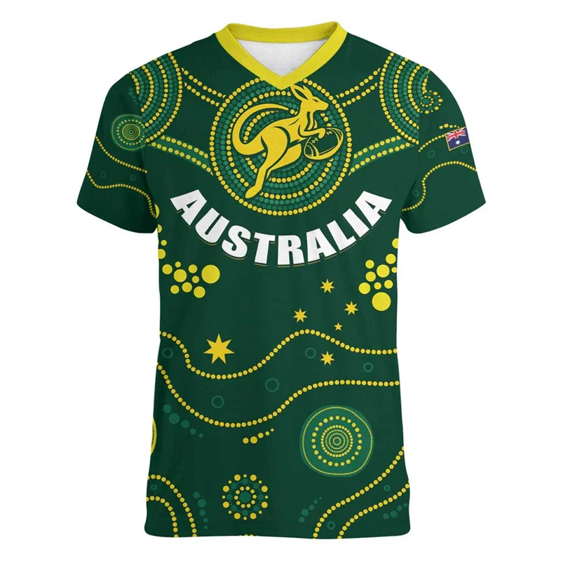 Australia Kangaroo Pattern T Shirt Men 3d Printed Animal T-Shirt