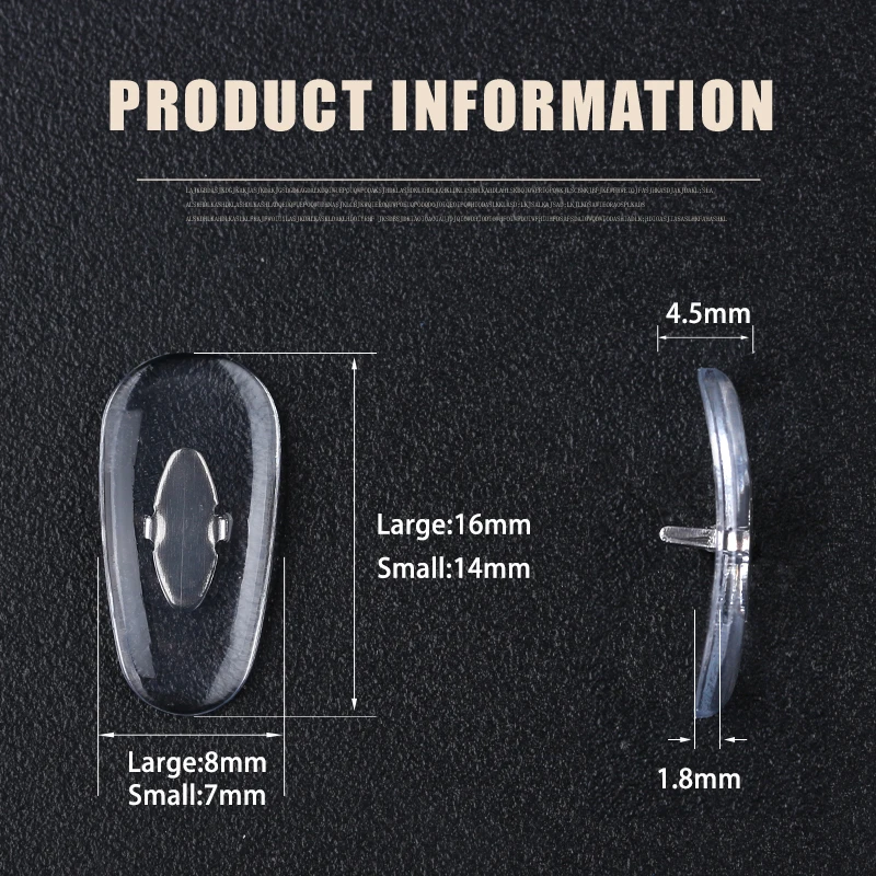 Eyeglass Sunglasses Soft Anti-Slip Glasses Nose Pads