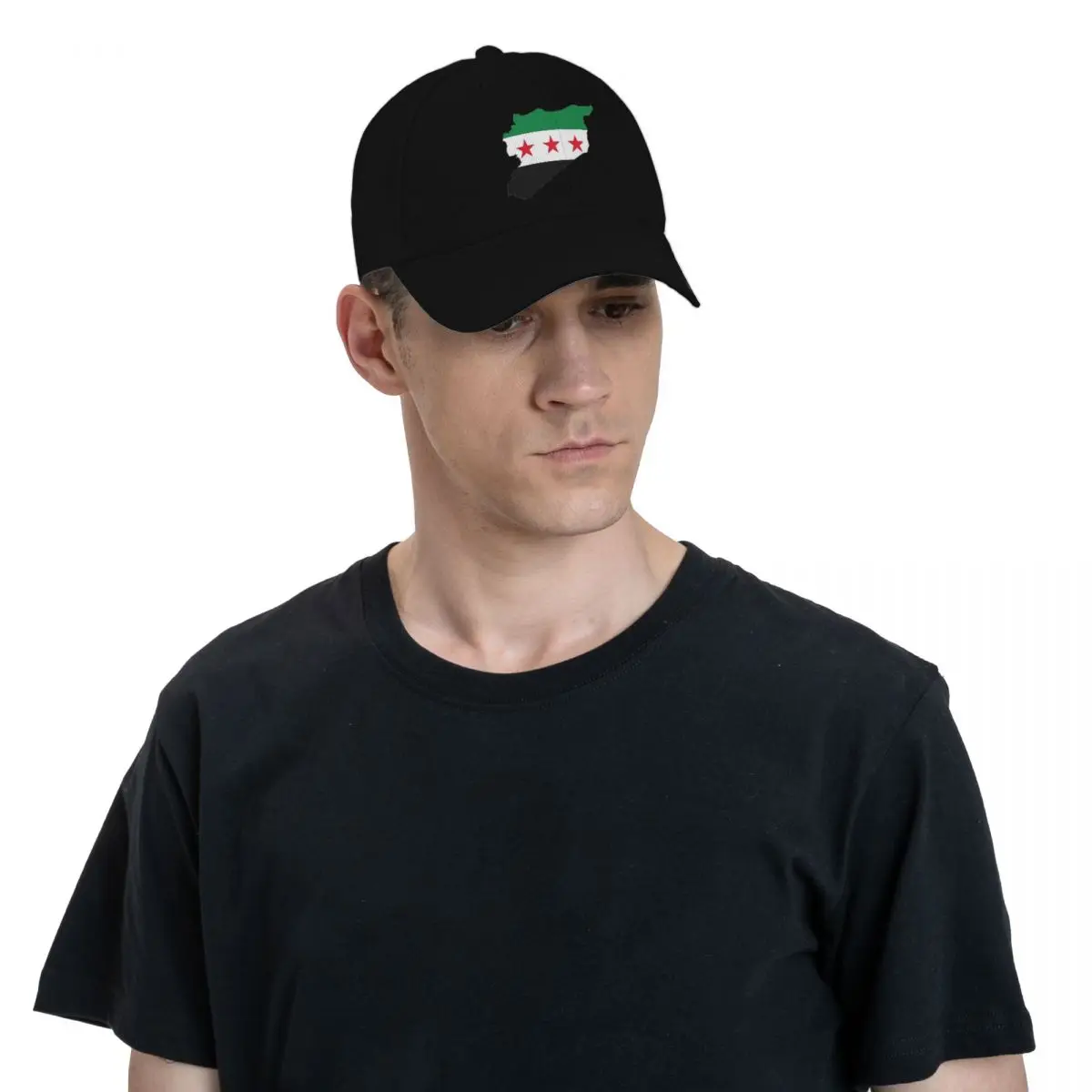 Syrian Map Baseball Cap Syria Flag Stylish Women Men Trucker Hat Breathable Design Kpop Rock Baseball Caps Birthday Gift 6