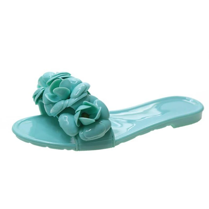 ASILETO new floral slippers summer women slippers indoor casual slipper flip flops slides jelly shoes zapato