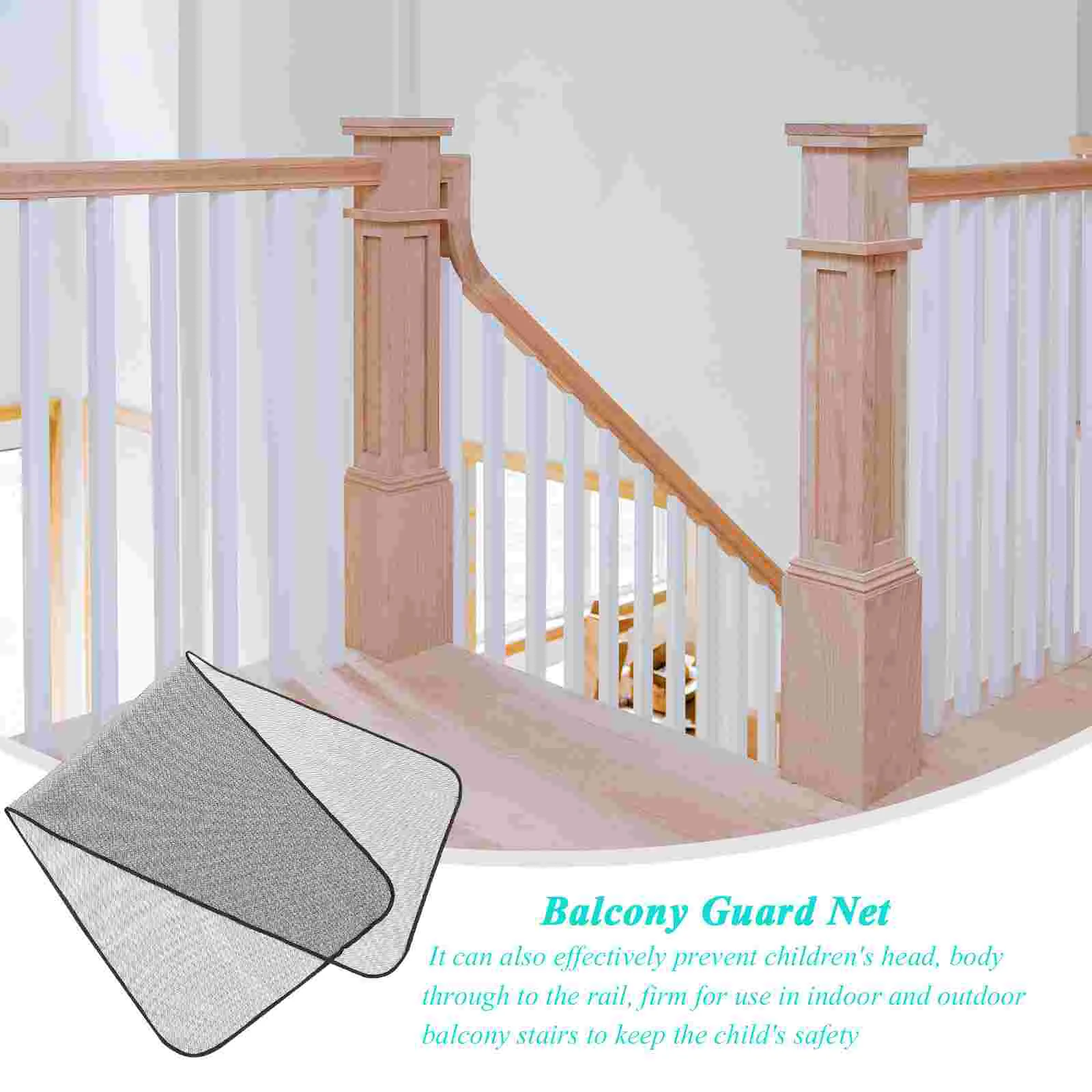 Railing Net Sliding Door Lock Childproof Shield Pet Safety Retractable Cots Black Crib Home Stair Multifunction