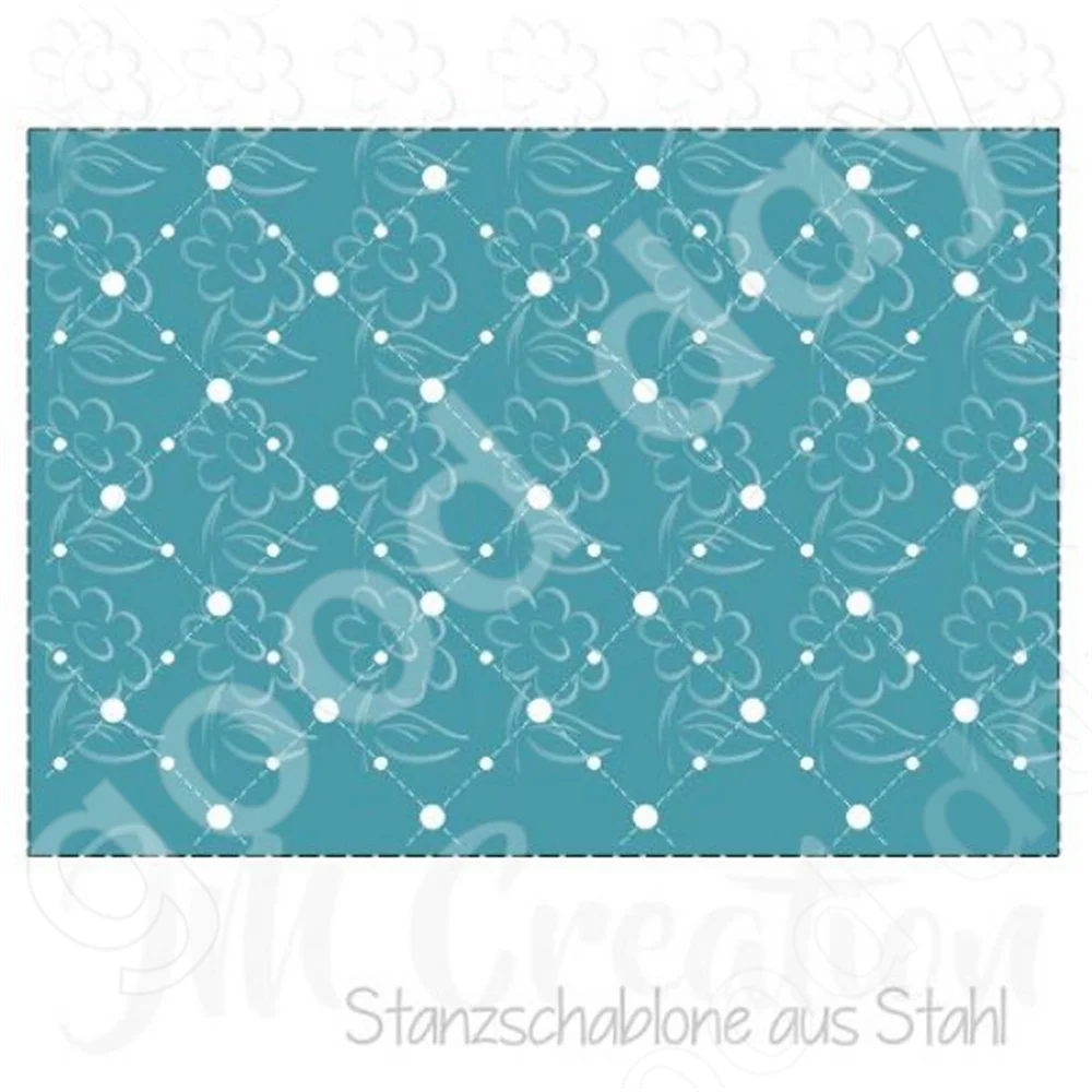 

2022 Arrival New Trailer Diamond + Dot Metal Cutting Dies Scrapbook Diary Decoration Embossing Template DIY Card Handmade