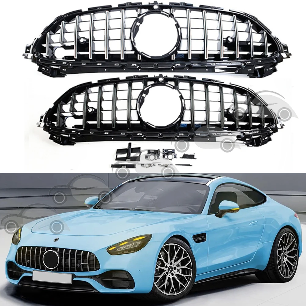

Передняя гонка Facelift радиатор заготовка бампер решетка верхняя крышка для Mercedes-Benz R231 SL-Class 2024 +