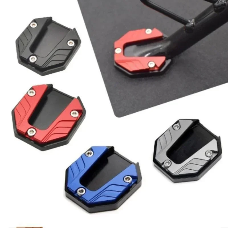 Motorcycle Bike Parking Kickstand Extender Foot Side Stand Pad Support Plate Motorbike Accessories