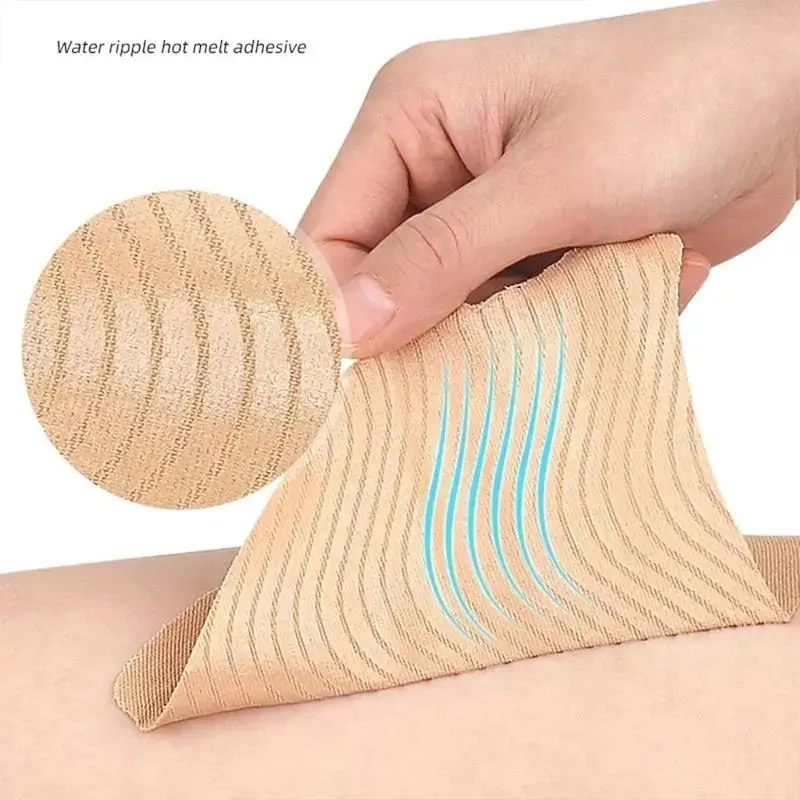 10 Stück Anti-Reibungs-Patches, unsichtbar, wasserdicht, Beinschutz, Spandex-Körperpflaster für Fitness, Laufen, Sport – Detail 3