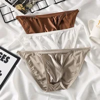 Sous-vêtements sexy pour hommes, ultra-fins, respirants, doux, culottes à taille basse, slip U Convex Cuecas 6