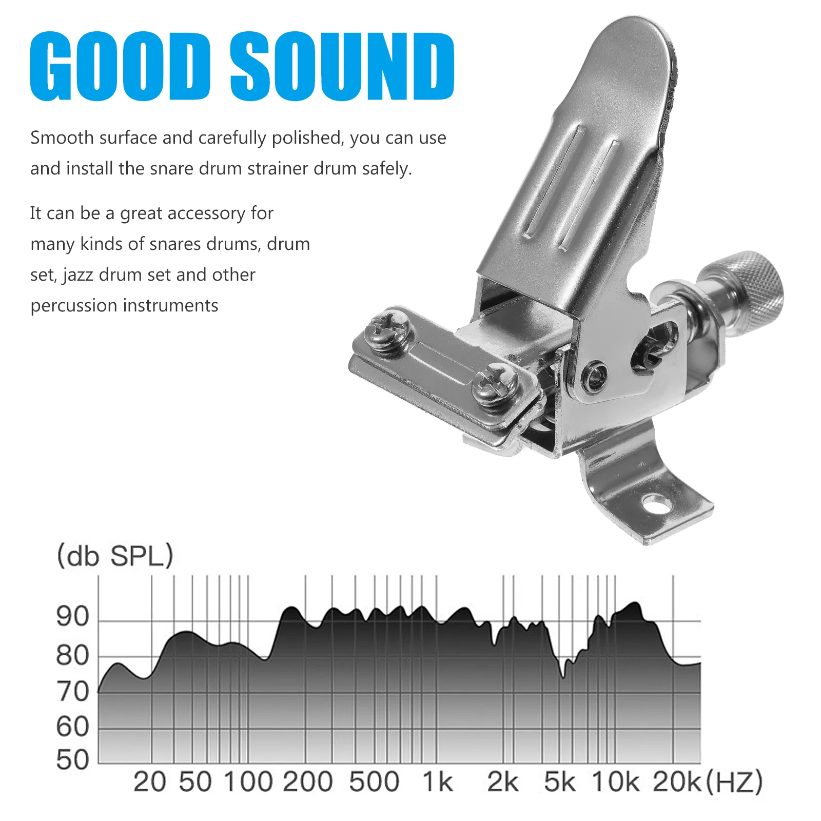 Drum Tuner Tension Adjuster Wire Regulator Drums Accessories Snare Parts Strainer Metal For