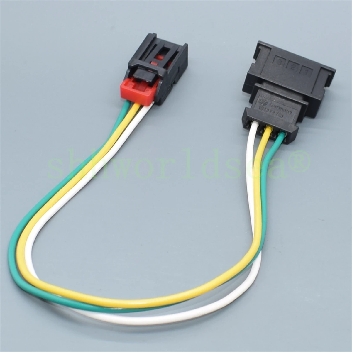 Shhworldsea 3pin 남성-여성 LED 테일 라이트 후면 램프 케이블 어댑터 하네스 3 핀 VW 골프 6 R20 GTI 7N0 972 703
