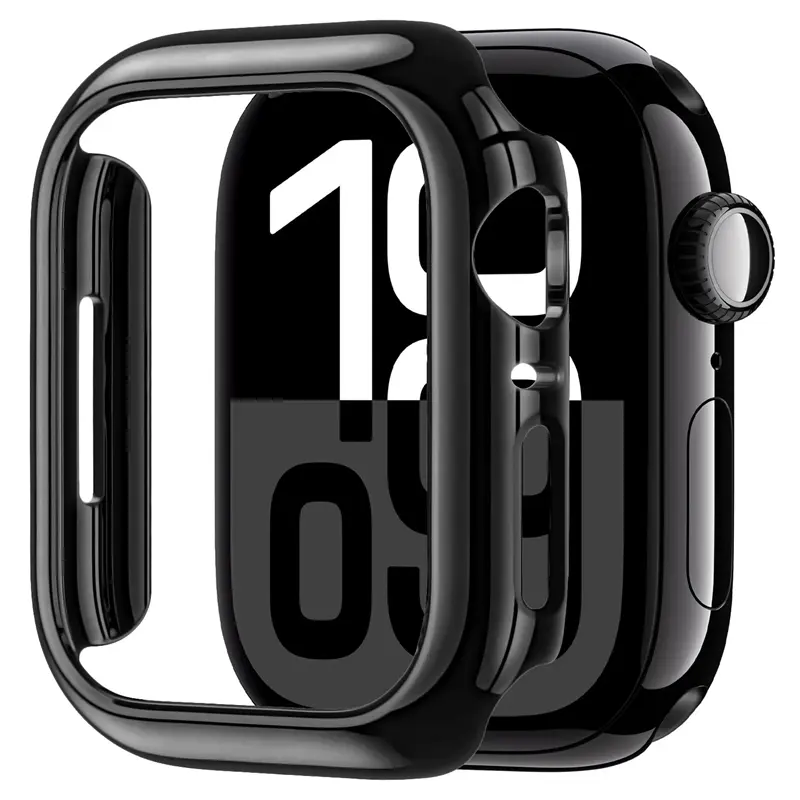 Case for Apple Watch 45mm 41mm 40mm 44mm 42mm 46mm Protective Cover Matte Hard PC Bumper Frame No Glass iWatch 10 SE 9 8 7 6 5 4 - Image 11