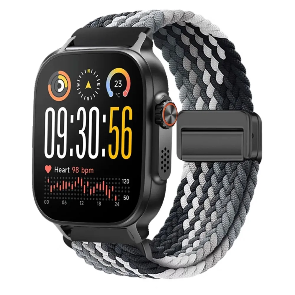 Braided Magnetic Wristband Strap for Smartwatches - Universal 22mm Strap Accessory