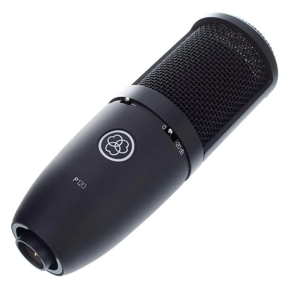 P120 Professional Wired Condenser Microphone, for Vocal Recording Studio Streaming Media Home Studio Live Voice Broadcasting
