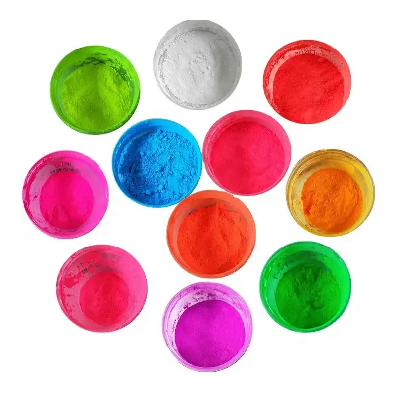 Neon Phosphor Nail Art & Craft Pigment Powder - 16 Vibrant Colors