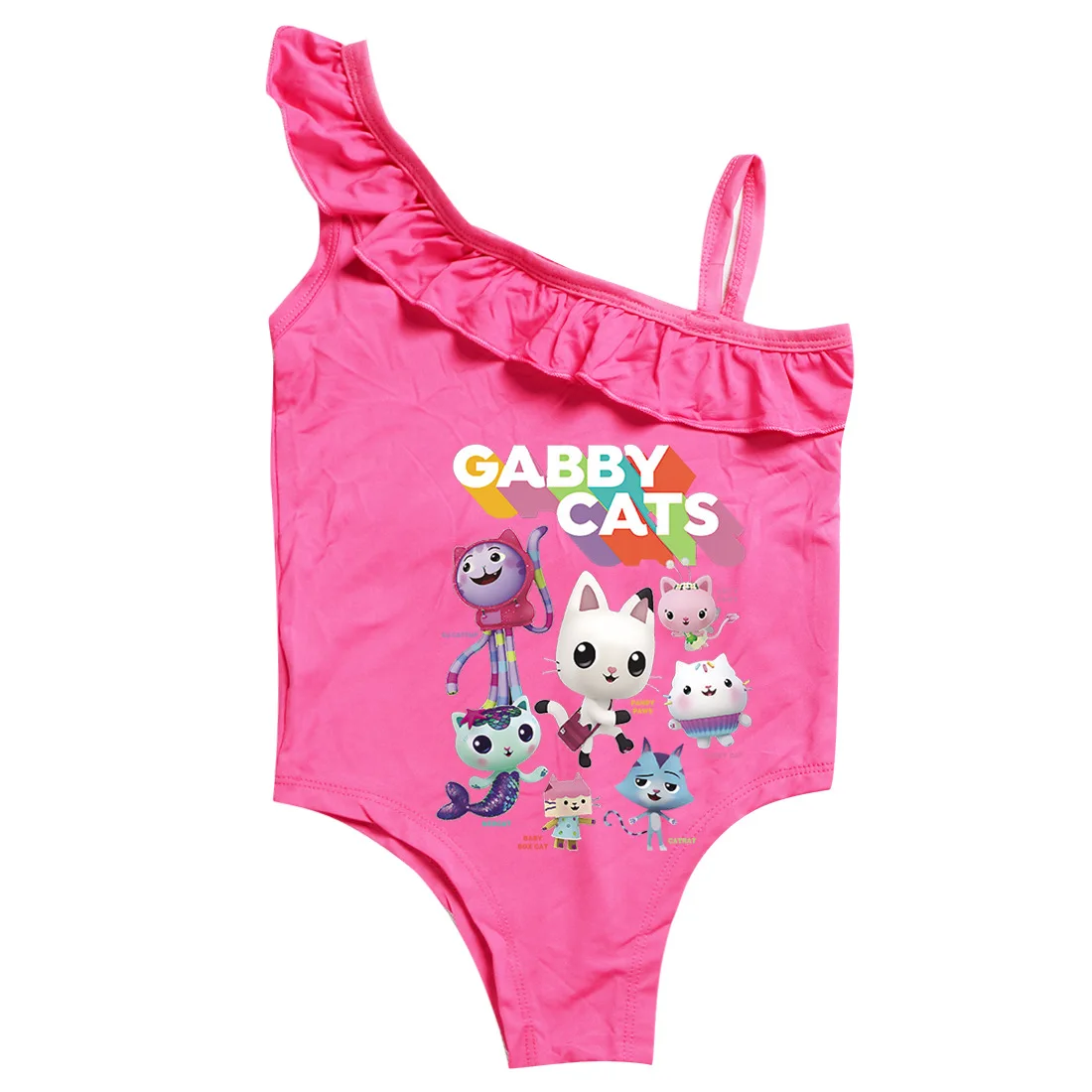 Baby Girls Swimsuit One Piece Swimsuit 2023 Cute Gabby Cat