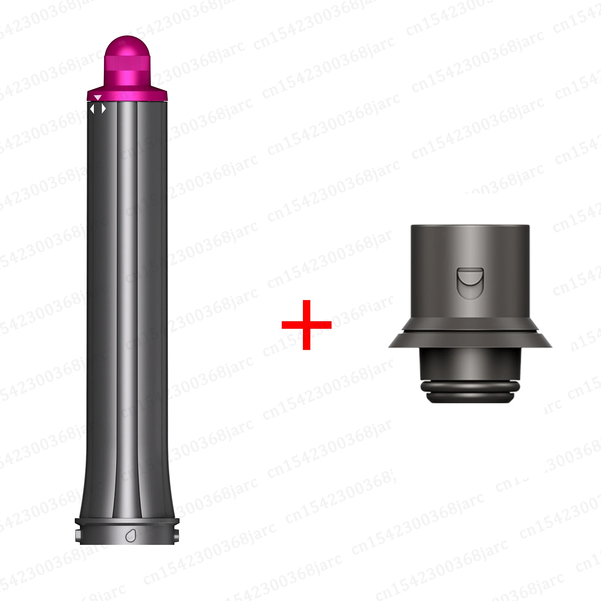 Enhanced Automatic Curling Nozzle Hair Dryer Accessory with Cylinder Comb Attachment