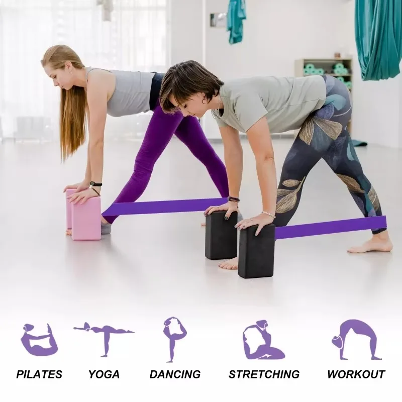 Description Picture 4 of itemPilates Yoga Blocks Gym Fitness Training Physical Therapy Equipment Bodybuilding Pilates Accessories Dance Yoga Stretching Sport