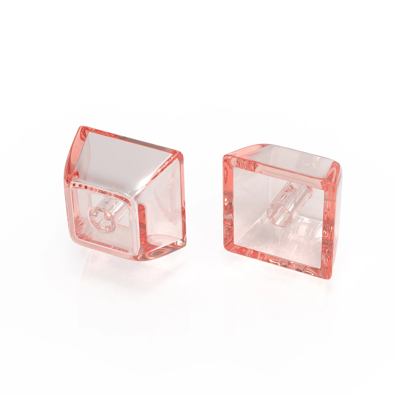 Xda Transparente Crystal Keycaps Teclado Mecânico 1u 1x Bola Caps em Branco Personalizado Gamer Keycaps Switches mx Altura Xda - Imagem 5