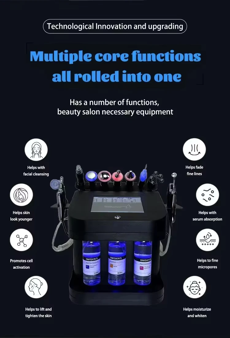 New benchtop Black Pearl 10-in-1 multi-functional skin management integrated instrument cleaning micro-grinding machine-08 4