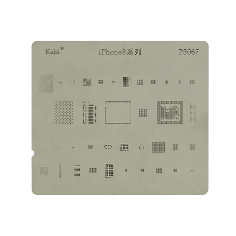 18 kinds BGA Stencil Direct Heating Reballing Stencil Tin iPhone 4 4s 5 5s 5c 6 6Plus 6S 6S Plus SE 7 7Plus 8 8 plus X XS XR bga reballing stencil