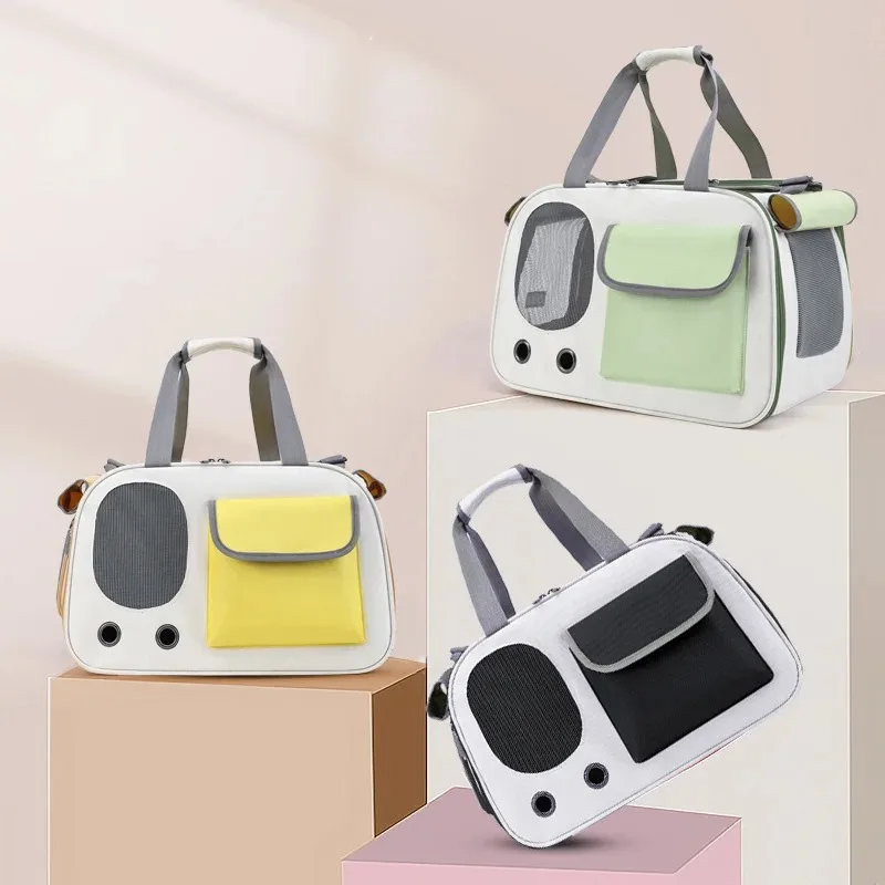 Portable Pet Dog Carrier Bag Portable Foldable Shoulder Bag Outdoor Handbag Transport Small Dogs Cats Pet Supplies Pet Carrier Bag Pet Bag
