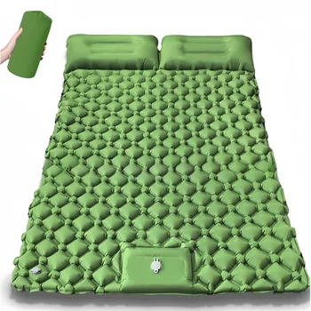 Outdoor Air Bed Ultralight Double Self-Inflatable Mattress Portable Tent Mat Sleeping Pad Camping Travel Backpacking Hiking