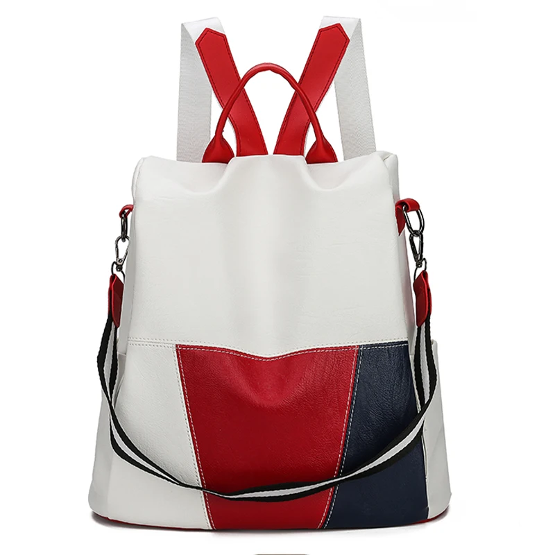 

Дорожный рюкзак с защитой от кражи, вместительные школьные ранцы для девочек-подростков, женские сумки из высококачественной искусственной кожи