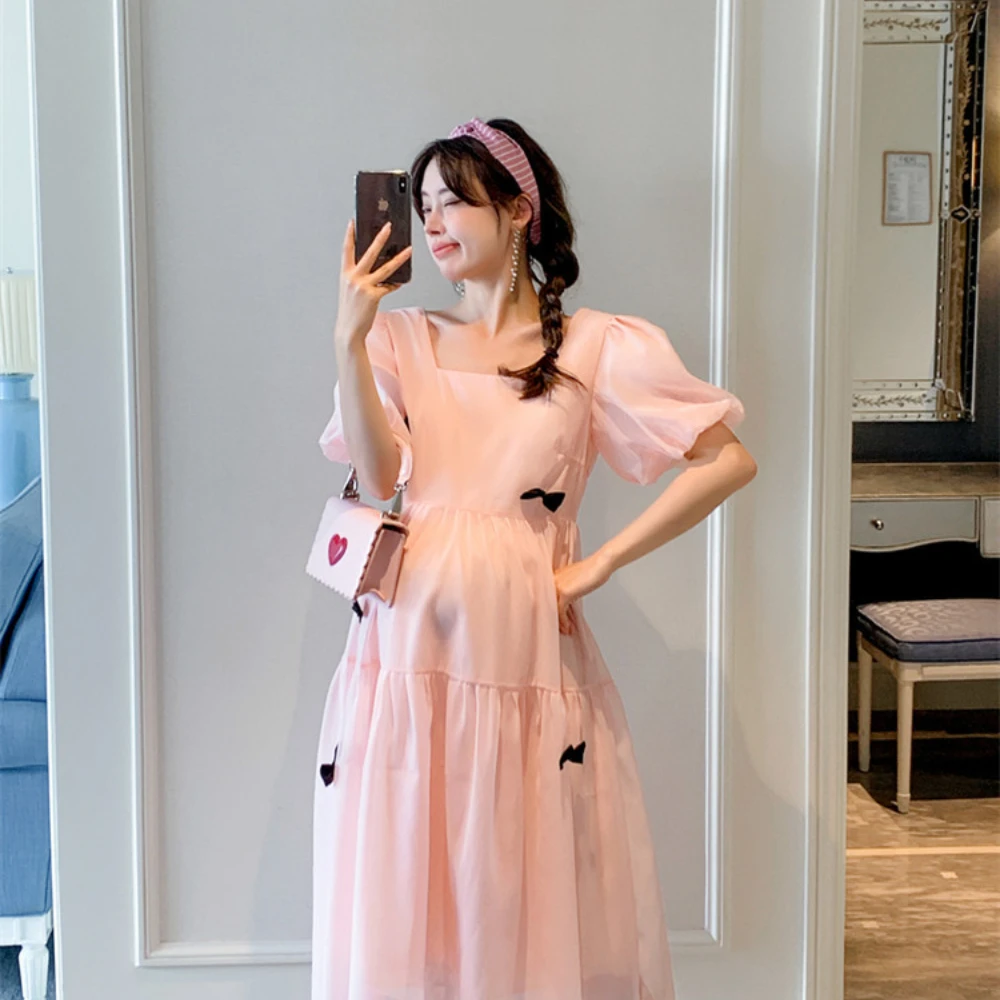 ドレス ワンピース 二次会 結婚式 レースドレス 半袖 妊婦 韓国 Sd0d4faba47c9478cab6ad7ac5078b
