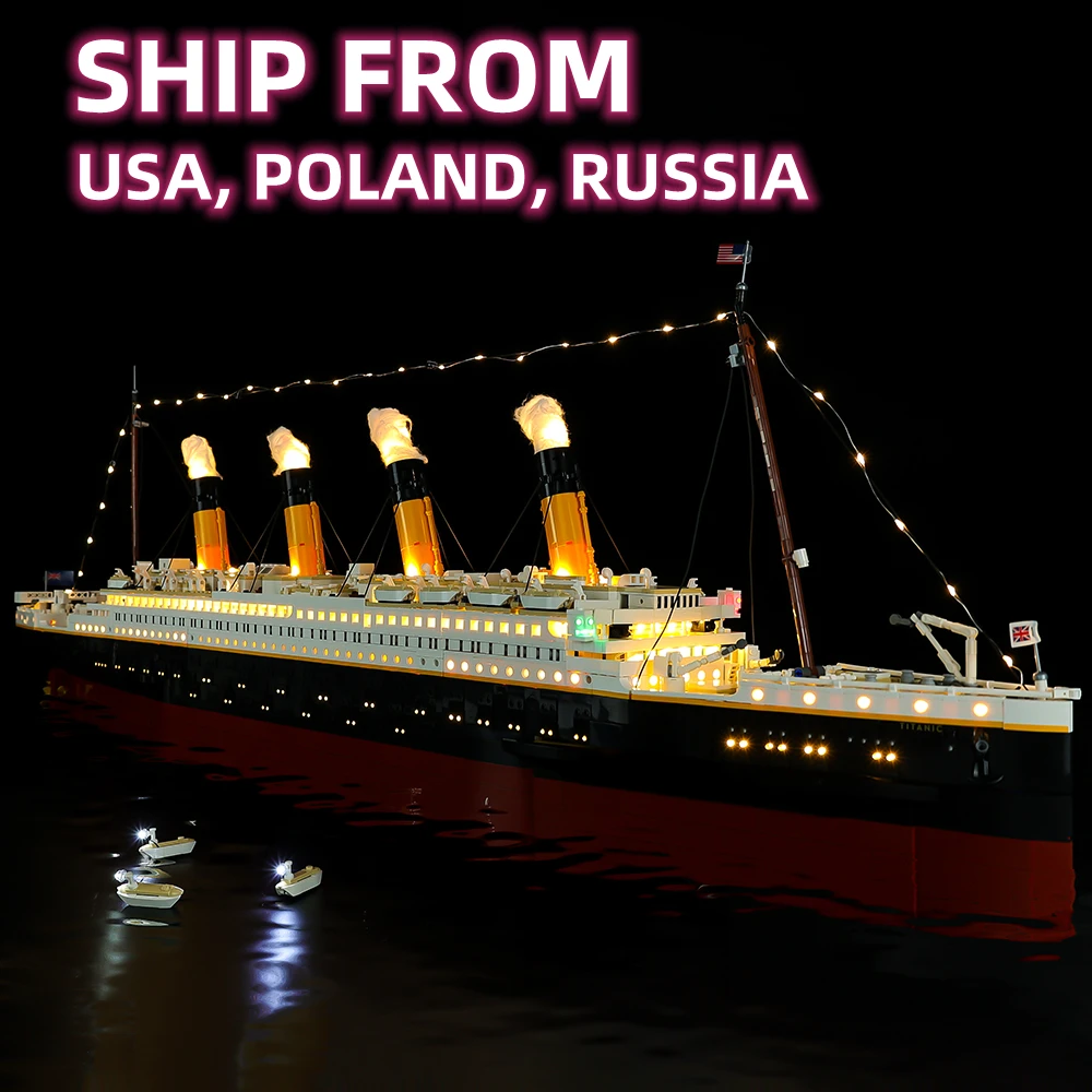 1881 82996 99023 9090Pcs Movie Titanic Large Cruise Boat Ship Model  Building Blocks Bricks Diy Toys Children Boys Gifts 10294| | - AliExpress