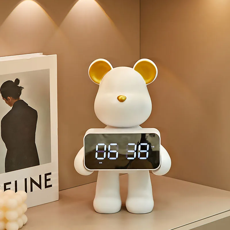 

NEW Uinox desk clock doll decoration piggy bank desk clock desk clock