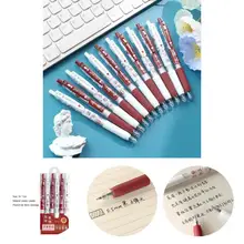 

6Pcs/Set Ink Pen Unique Easy to Use Durable Multi-purpose Festive Touch Writing Gel Pen for School Gel Pen Signature Pen