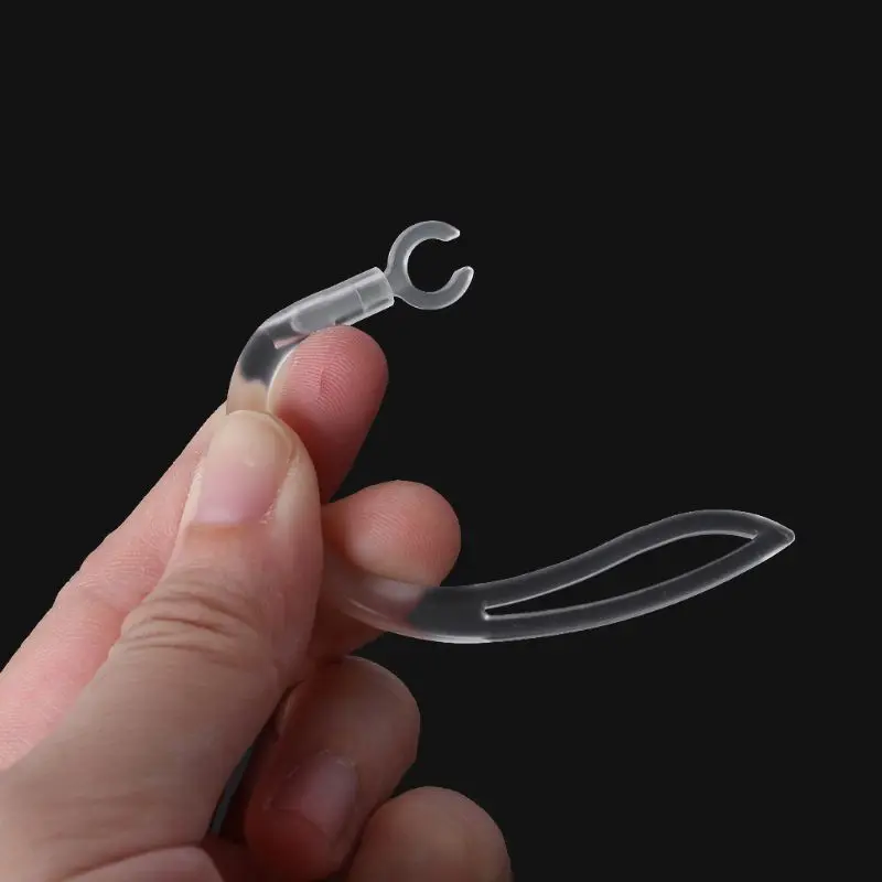 Earphones Transparent Soft Silicone Ear Hook Loop Clip Headset 5mm 6mm 7mm 8mm 10mm Drop Shipping