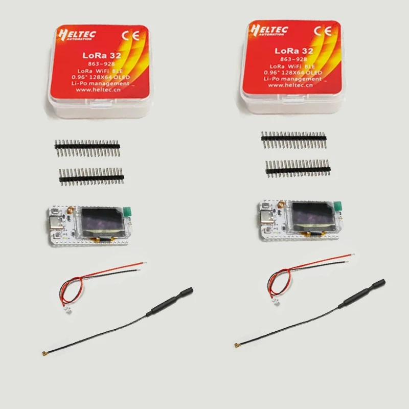 ตัวเลือกสินค้า บอร์ดพัฒนา Arduino IoT WiFi LoRa OLED 0.96นิ้ว 2ชิ้น