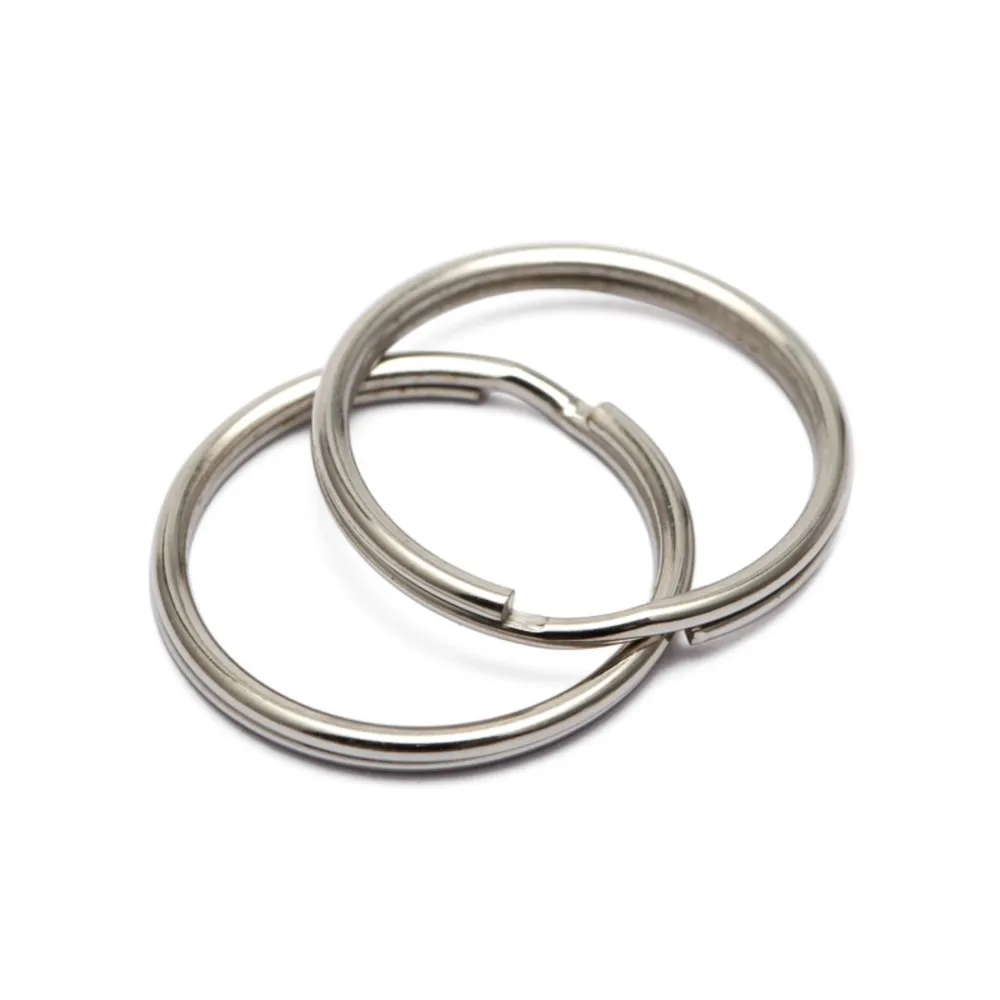 70 Pezzi Anelli Portachiavi,25mm Anello Portachiavi con Catena a Maglie