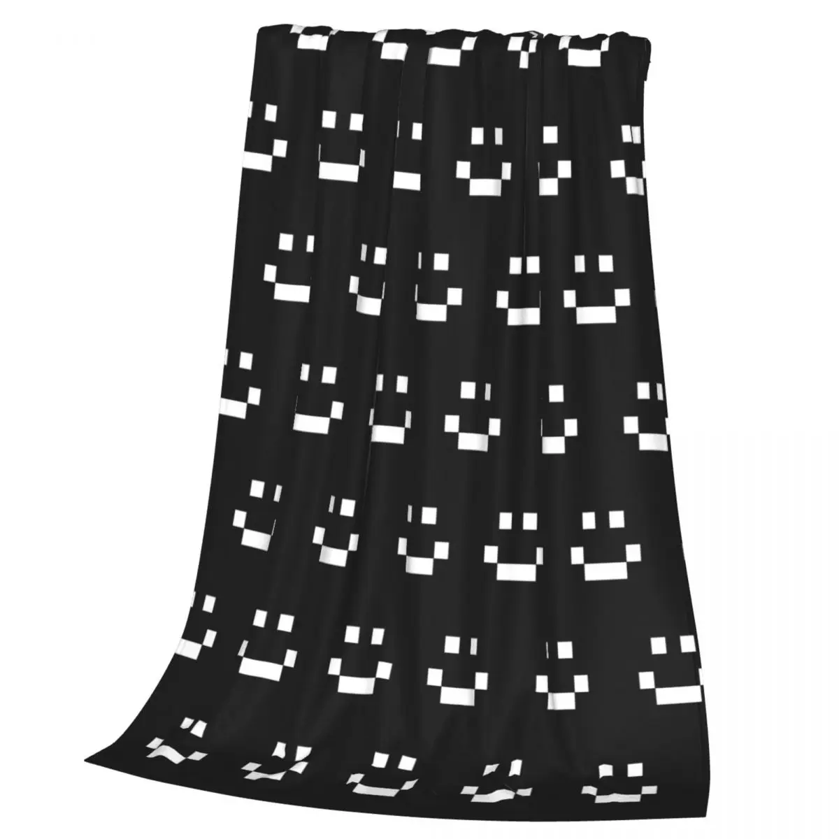 Quackity Merch Smile Logo Blankets Fleece Super Soft Throw Blanket Sofa Throw Blanket For Home Bedroom Outdoor Throws Bedspread 3