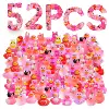 52Pack Valentine's Day Rubber Duck Bulk for Kid Funny Rubber Duck Valentine Jeep Duck for Ducking Valentine Party Baby Shower As 1