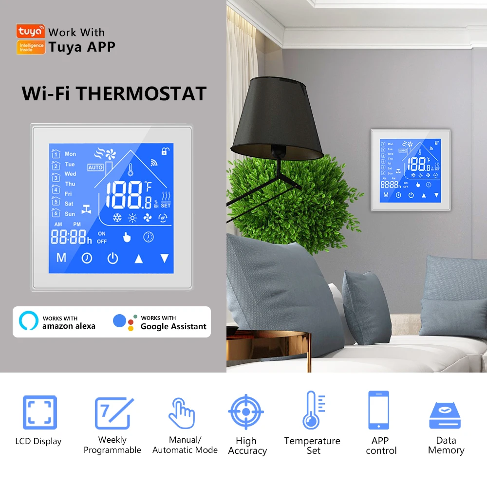 Termostato Wifi Caldaia Termostato Wifi Smart Per Caldaia BHT-006