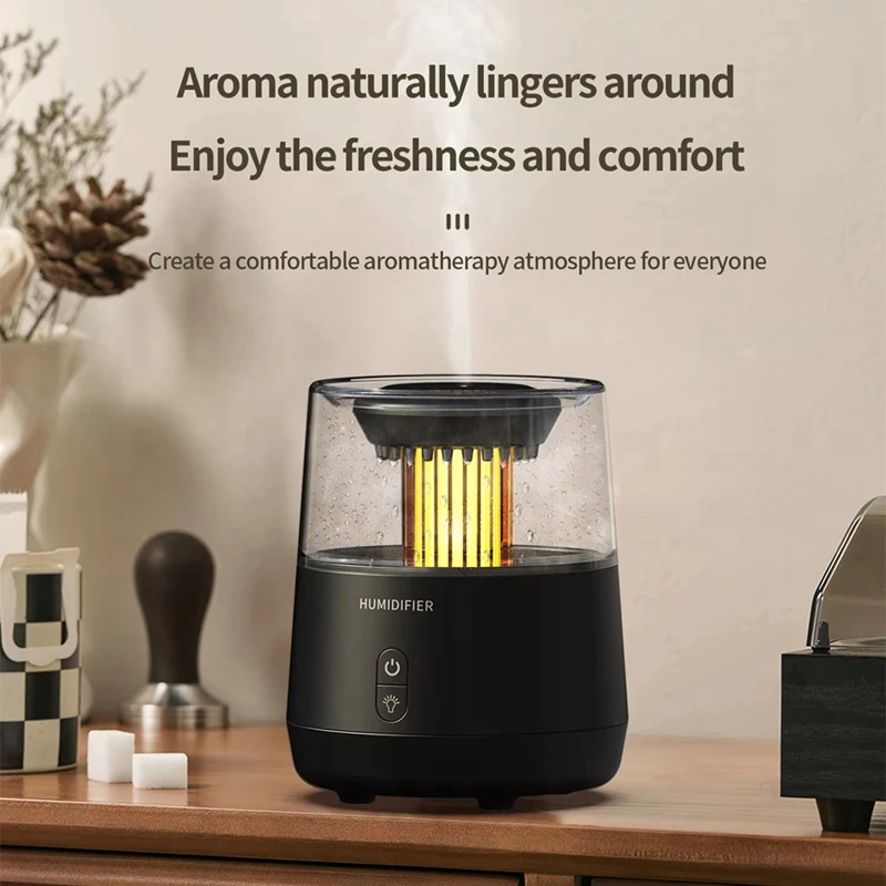 Raindrop Aromatherapy Air Humidifier Diffuser For Office Home Desktop Electric Essential Oil Aroma Diffuser US Plug 5